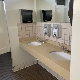 Clean bathrooms