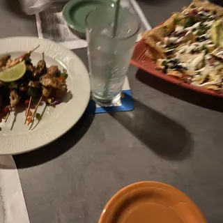 Pineapple Mojo Chicken Skewers