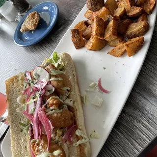 Grouper Torta & Fries