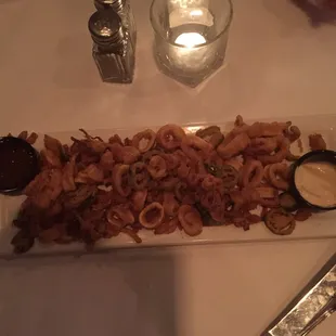 Calamari with jalapeños
