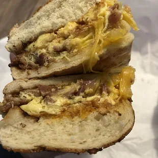 B.E.C on Dutch crunch roll