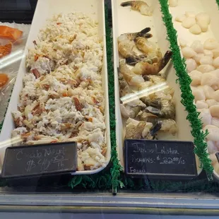 Crab meat, if you can afford it!