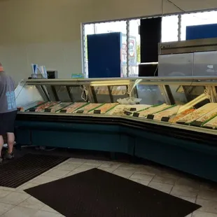 One of two counters: the other was empty