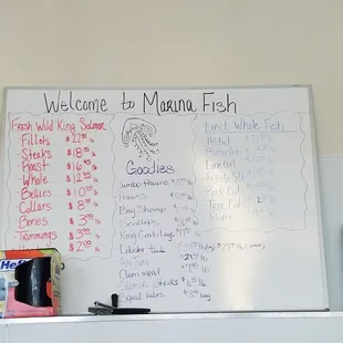Marina Fish, an ecologically sound fresh fishery.  Hook n' Line!
