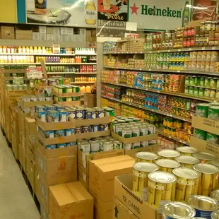 jam-packed aisles