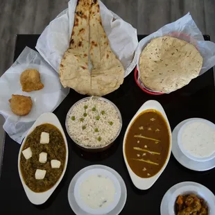 Vegetable Thali for two