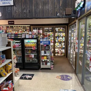 the inside of a store