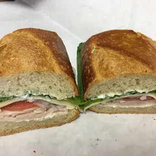 turkey and swiss on sourdough
