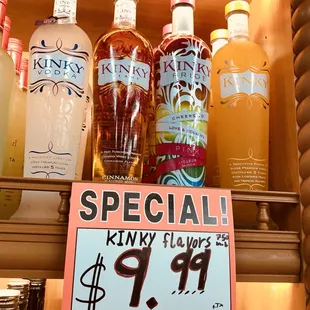 Kinky&apos;s good flavores for a good price.