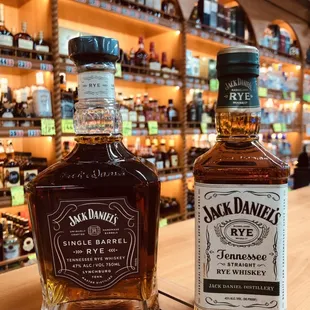 The single  Barrel JD And Rye