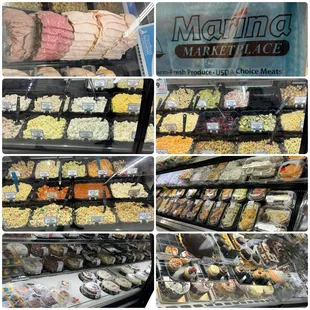 Deli and bakery display is beautiful and bountiful!