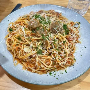 Spaghetti and Meatballs