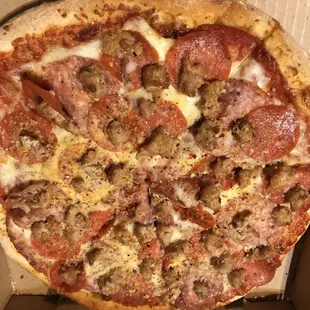 pizza, food