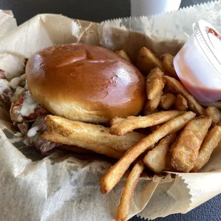Brisket sandwich