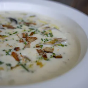 Our savory clam chowder