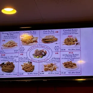 ramen and noodles, menu