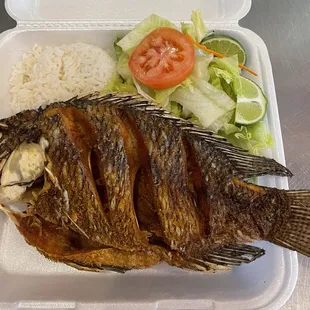 Fried Whole Tilapia