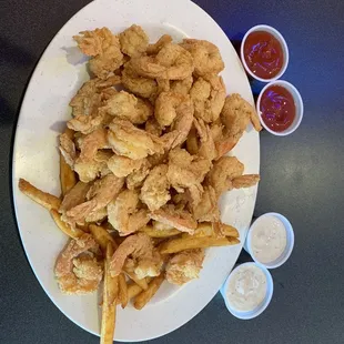 30 Fried Shrimp and Fries