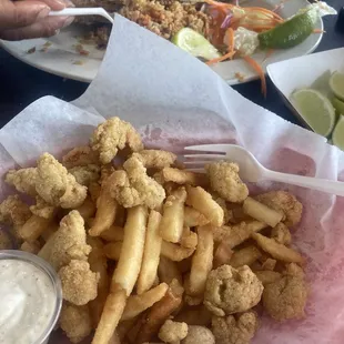 Fried crawfish is bomb