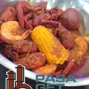 Crawfish Corn Potatoes Shrimp