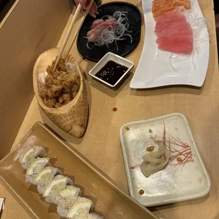 sashimi, food, sushi, sushi and sashimi