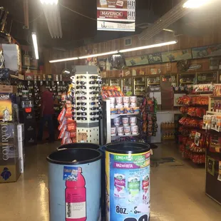 the inside of a store