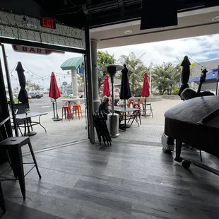 Interior looking out