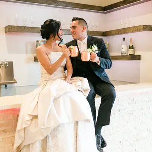 Beautiful bar customized to match your event colors.