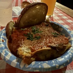 Chicken parmigiana