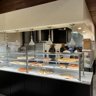 Pizza display case