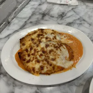 Chicken Parm in Vodka Sauce
