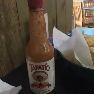 The hot sauce that saved the day.