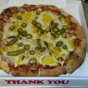 a pizza in a box