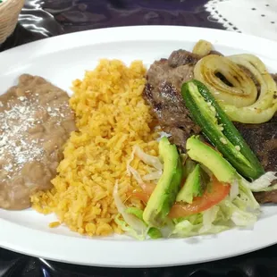 Carne Asada plate