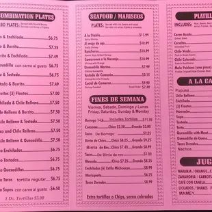 menu, sushi and sashimi