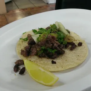 Carne Asada taco - Combination Plate #1