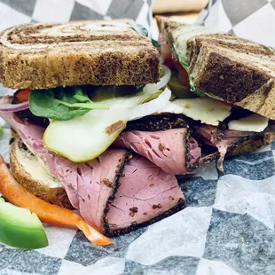 DIY - Pastrami on Marble Rye w/ Pepper Jack
