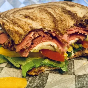Pastrami &amp; Pepper Jack w/ spicy mustard