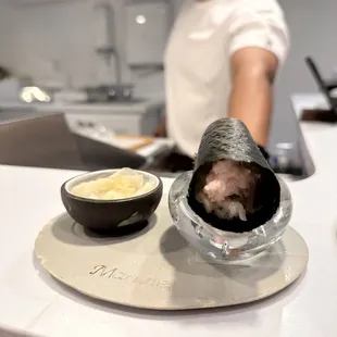 Yellowtail Handroll