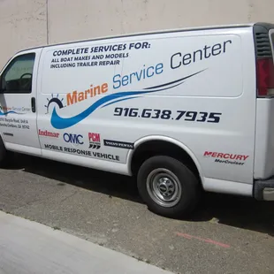 Seen us on the road?  We are picking up parts, in order to expedite our Service &amp; get you back on the Water ASAP!