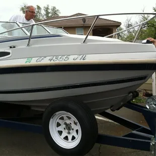 Andy great work gets her sea bound again