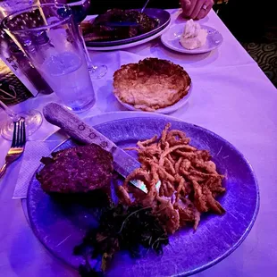 Tenderloin Filet and hash browns
