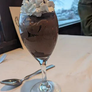 Delightful chocolate mousse dessert thingy