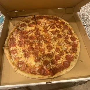 XL with double pepperoni