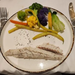 Half portion branzino