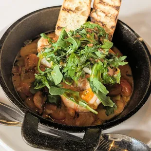 Drunkin' Shrimp - sauce was so good! Almost like a shrimp app plus bruschetta combined.