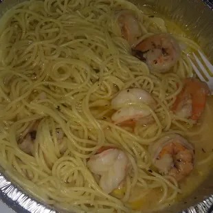 Shrimp Scampi. Pitiful!