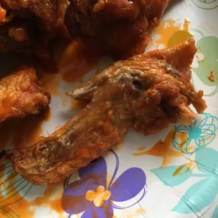 One of the ten pieces of wings