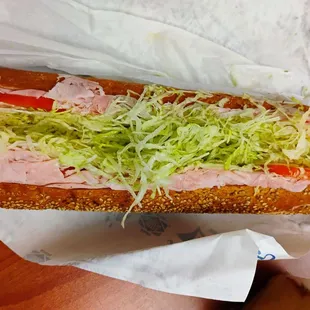 Ham and cheese hoagie, DELICIOUS!!!!