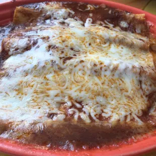 Cheese enchiladas